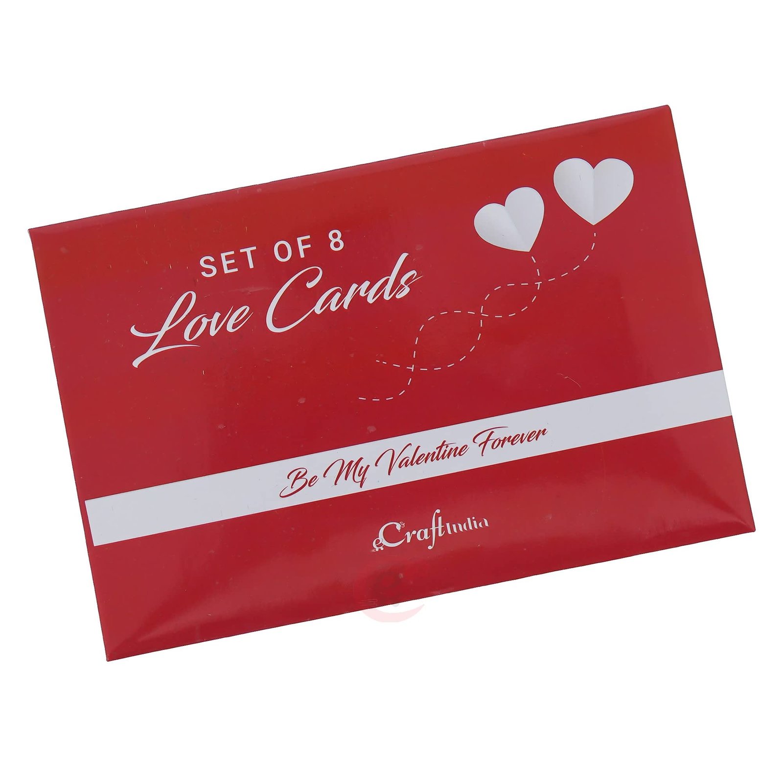 eCraftIndia Set of 8 Love Post Cards with Heartfelt Greetings Card for Valentine's Day Valentine Gift for Girlfriend Boyfriend Husband Wife Her Him | Valentine Day Decoration Items