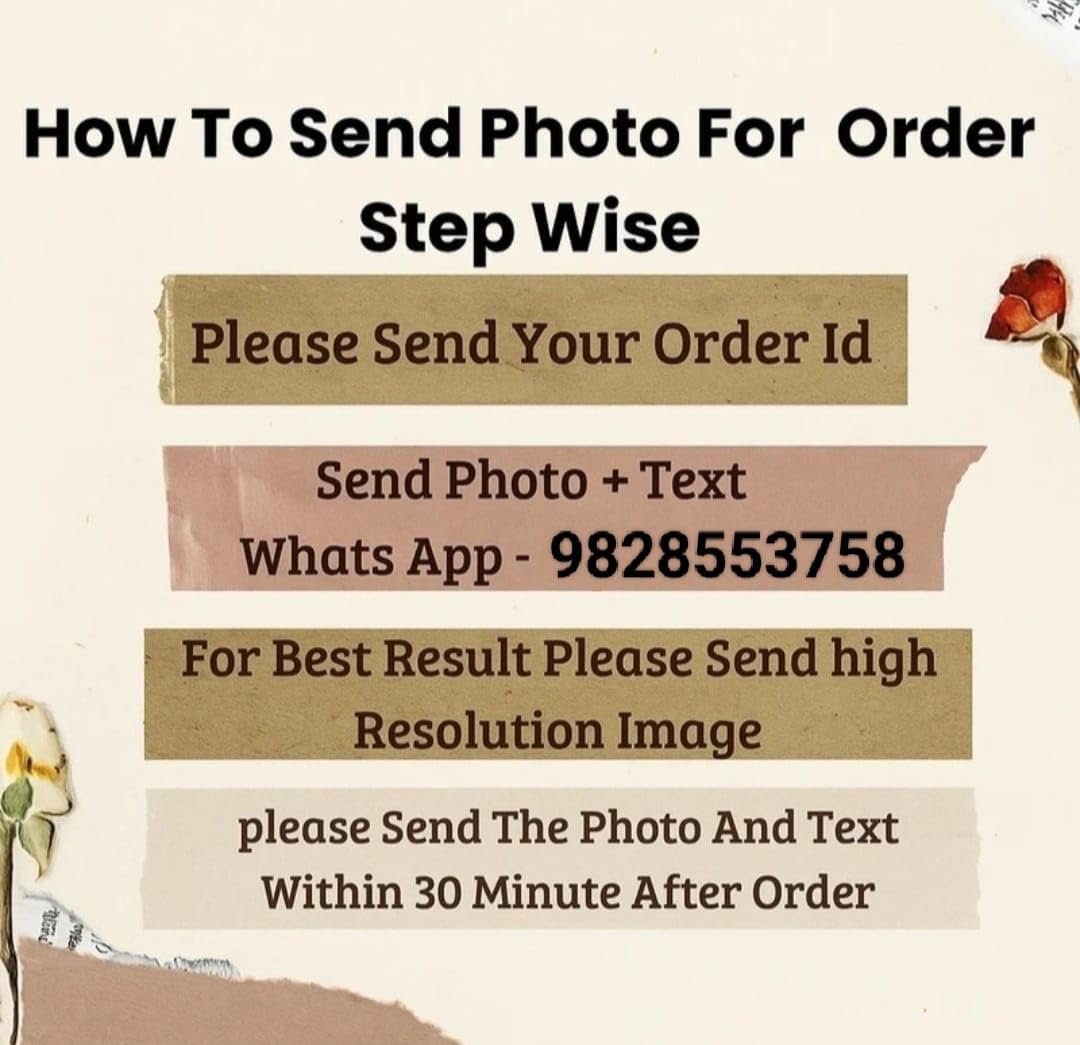 Personalized Engraved Wooden Photo Frame with MDF Stand | Custom Name & Photo Gift for Wedding, Anniversary & Couple | 6 Inch Round Wood Slice Tabletop Frame | Brown