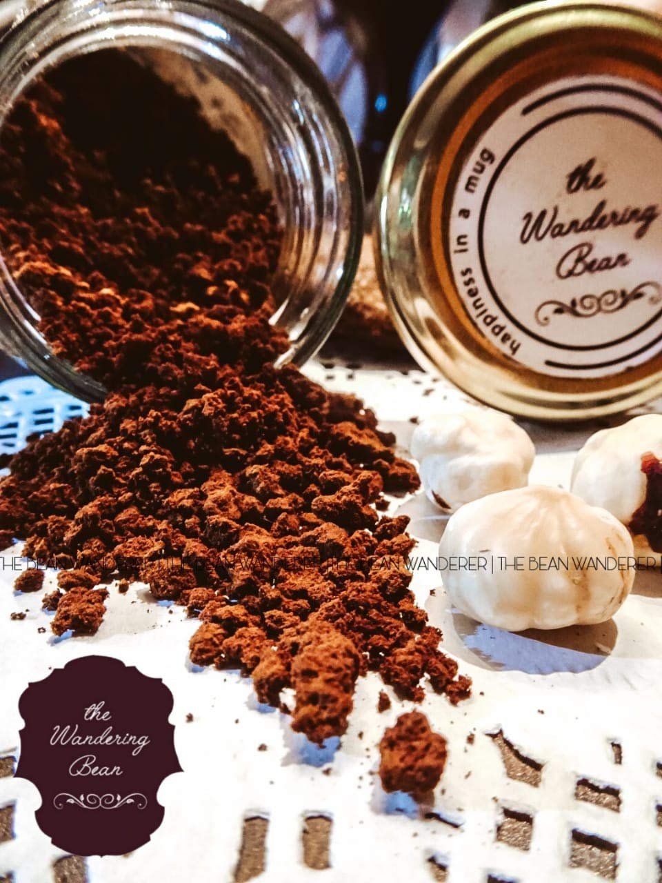 The Wandering Bean Coffee Hamper | Best Festival Gift - A Set of 2 Assorted Coffees (Choose 2 Flavors of Your Choice) (40g X 2 Jars) Gift Festive, Best Gift Hamper Flavored Coffee